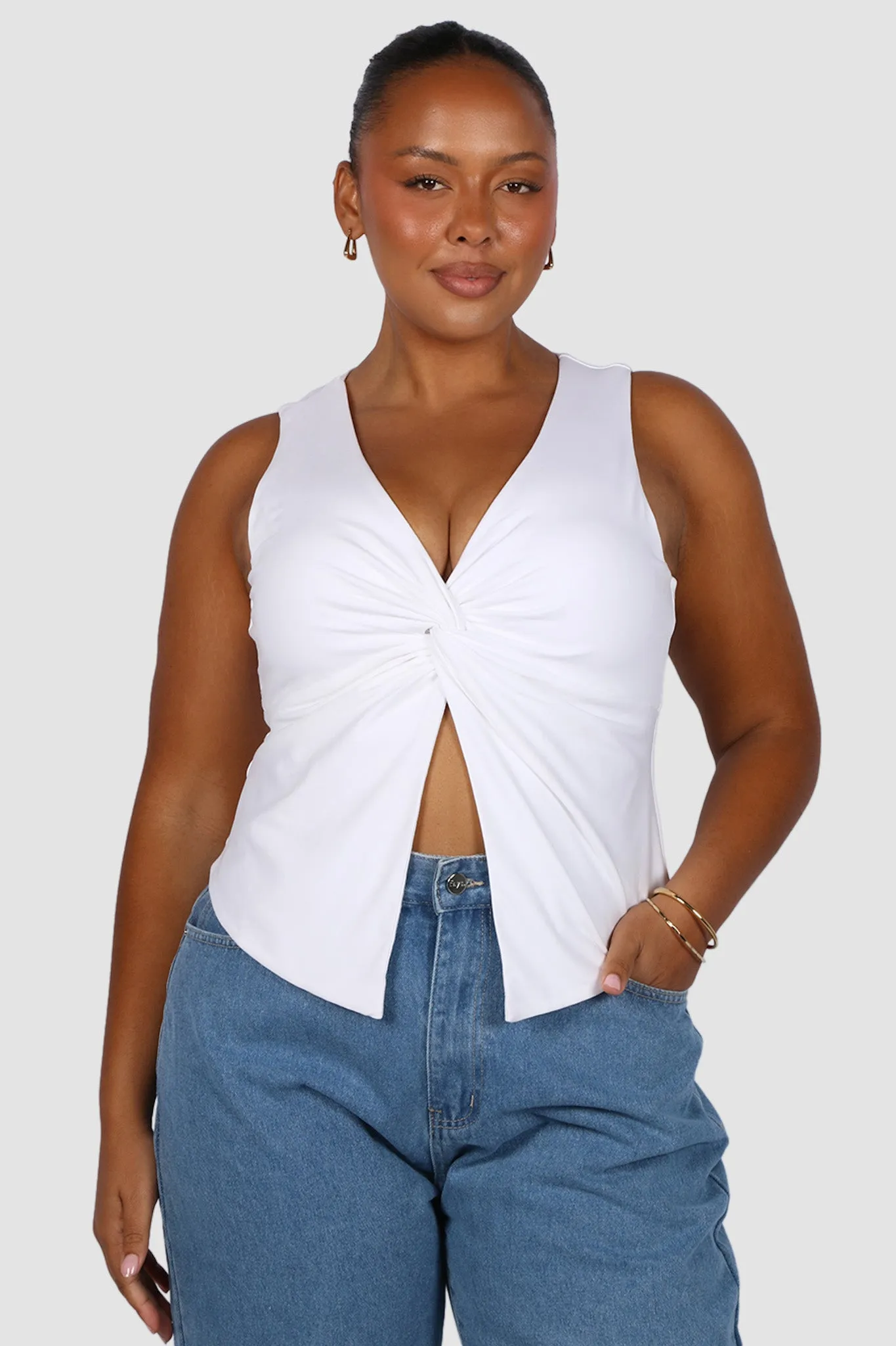 COLT TWIST TOP WHITE sold by FAYT The Label product image thumbnail 3