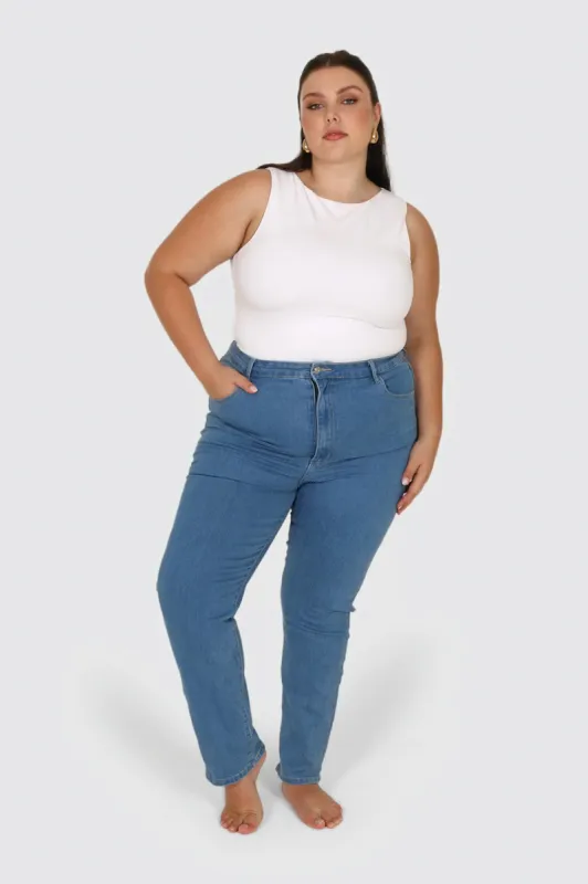 FB SALE - ZETLER JEANS DEEP BLUE SIZE 16 (A) sold by FAYT The Label