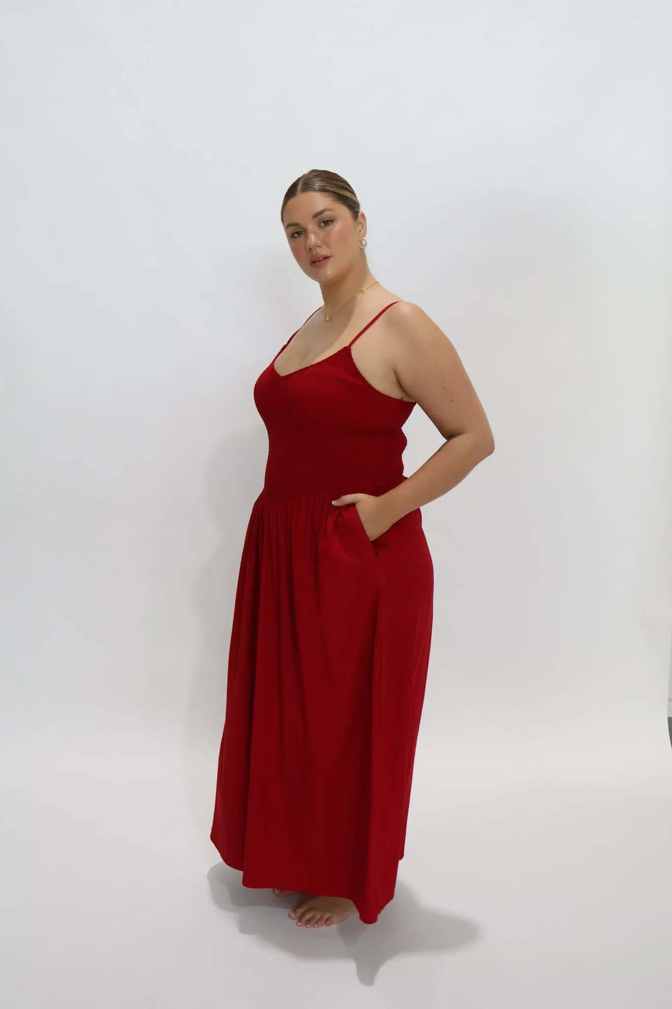 YARA DRESS RED sold by FAYT The Label product image thumbnail 4