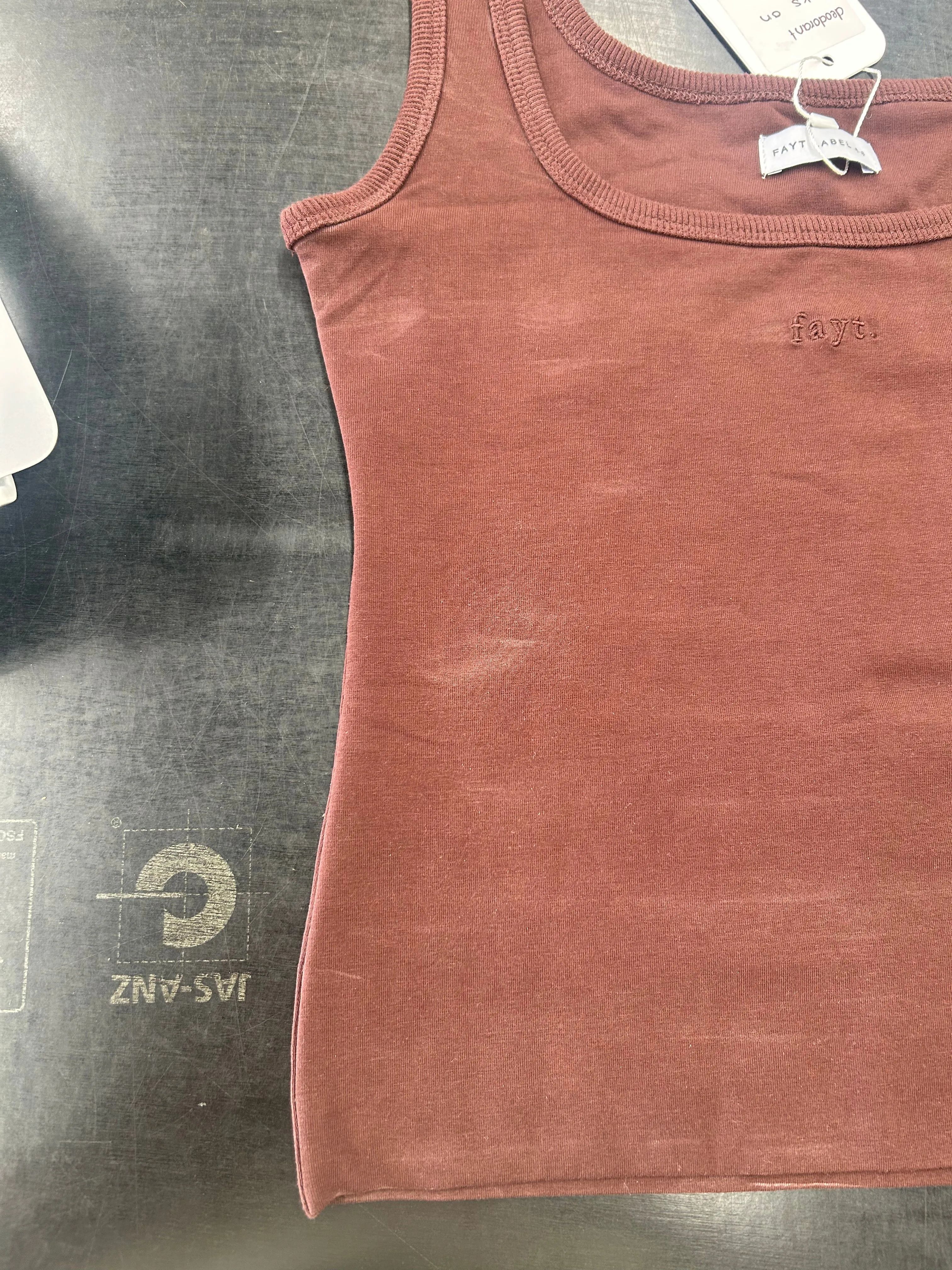 FB SALE - FAYT LOGO TANK CHOCOLATE SIZE 6-8 (D) sold by FAYT The Label product image thumbnail 2