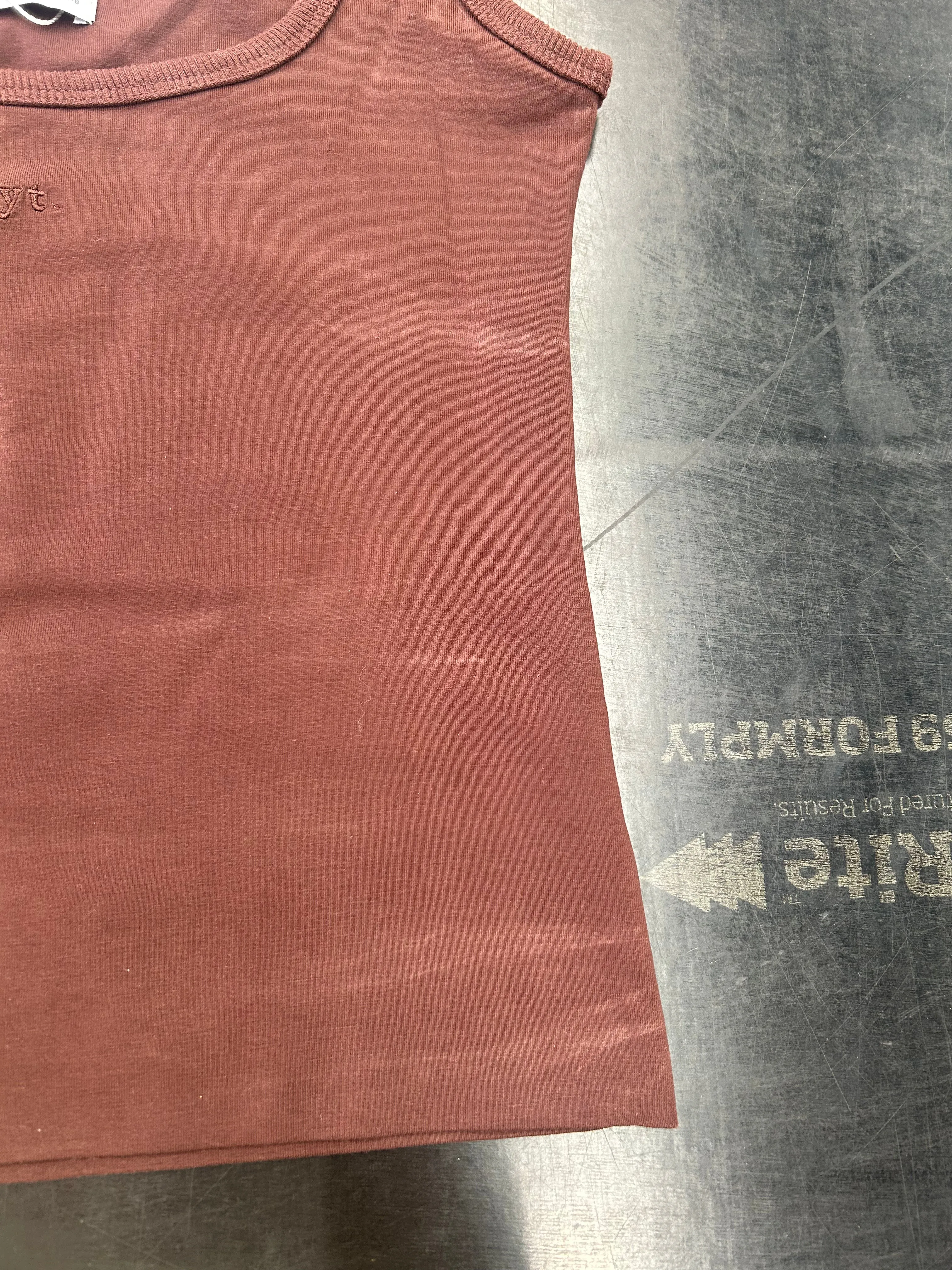 FB SALE - FAYT LOGO TANK CHOCOLATE SIZE 6-8 (D) sold by FAYT The Label product image thumbnail 3