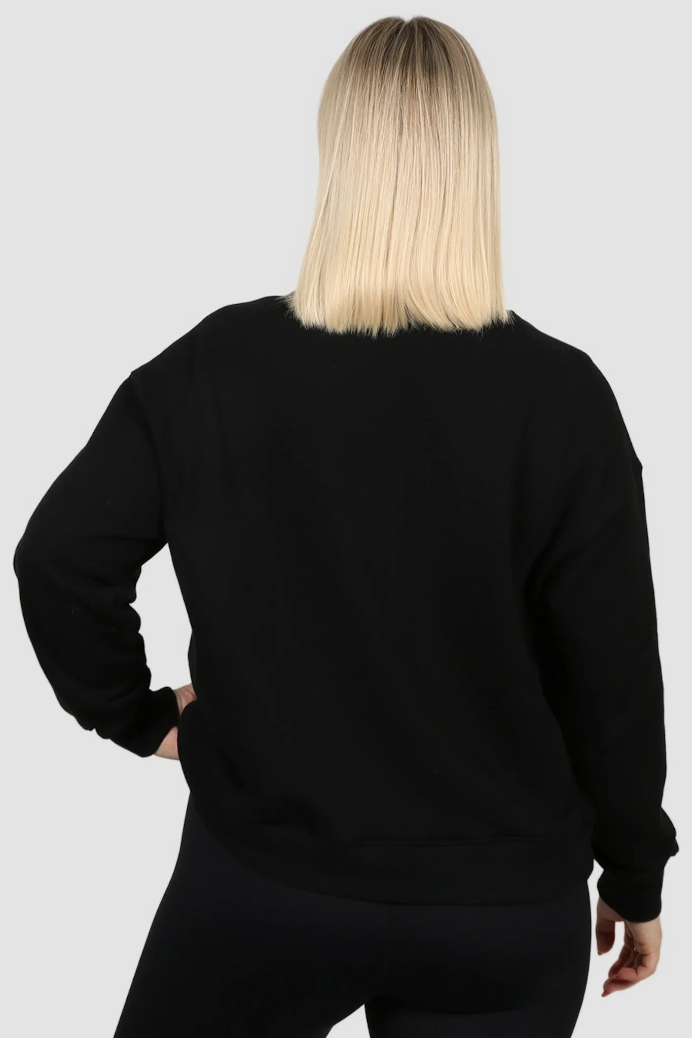 ATHLETICA OVERSIZED CREW BLACK sold by FAYT The Label product image thumbnail 5