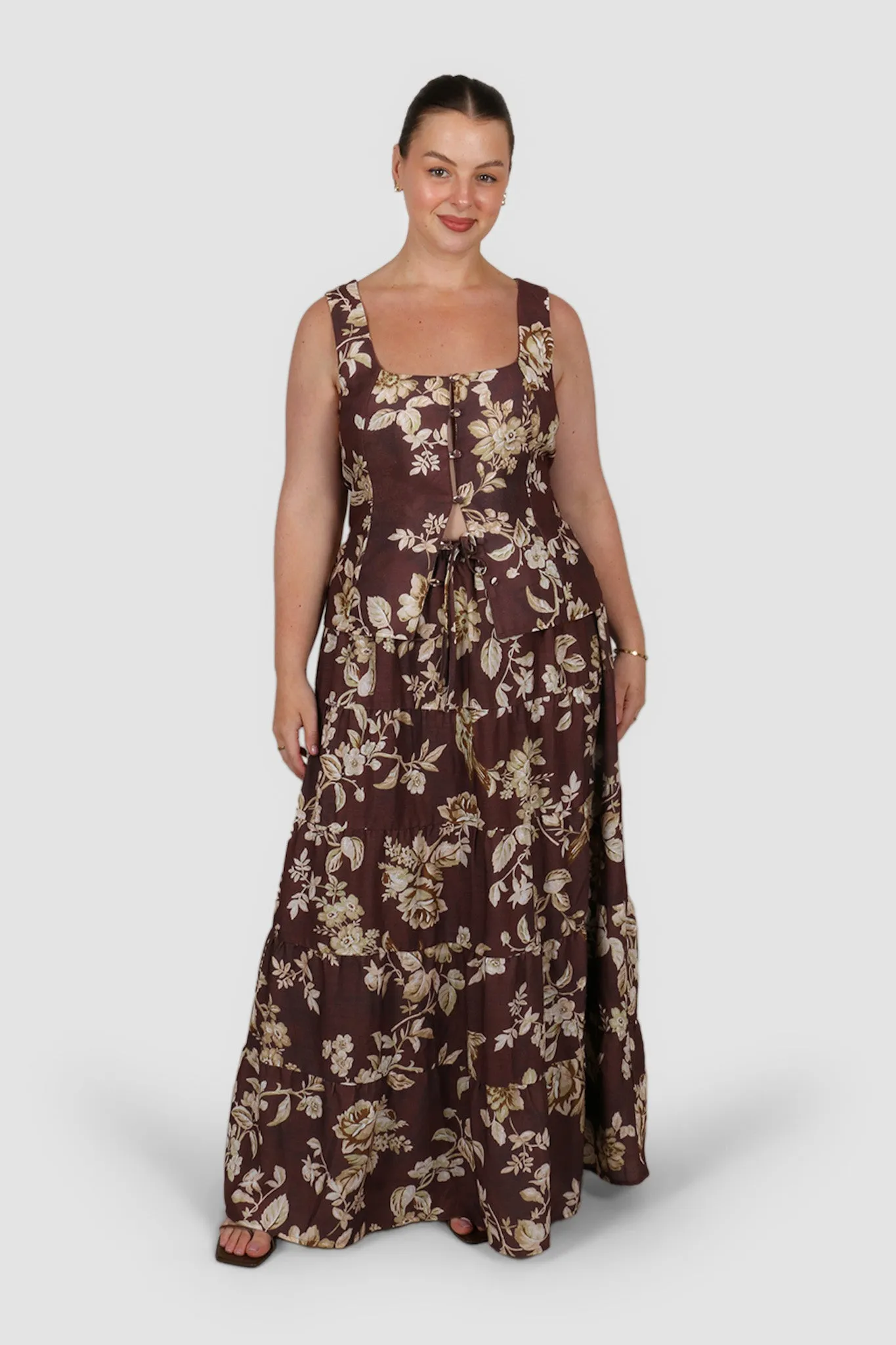 ZYLA MAXI SKIRT GOLDEN MEADOW sold by FAYT The Label product image thumbnail 5