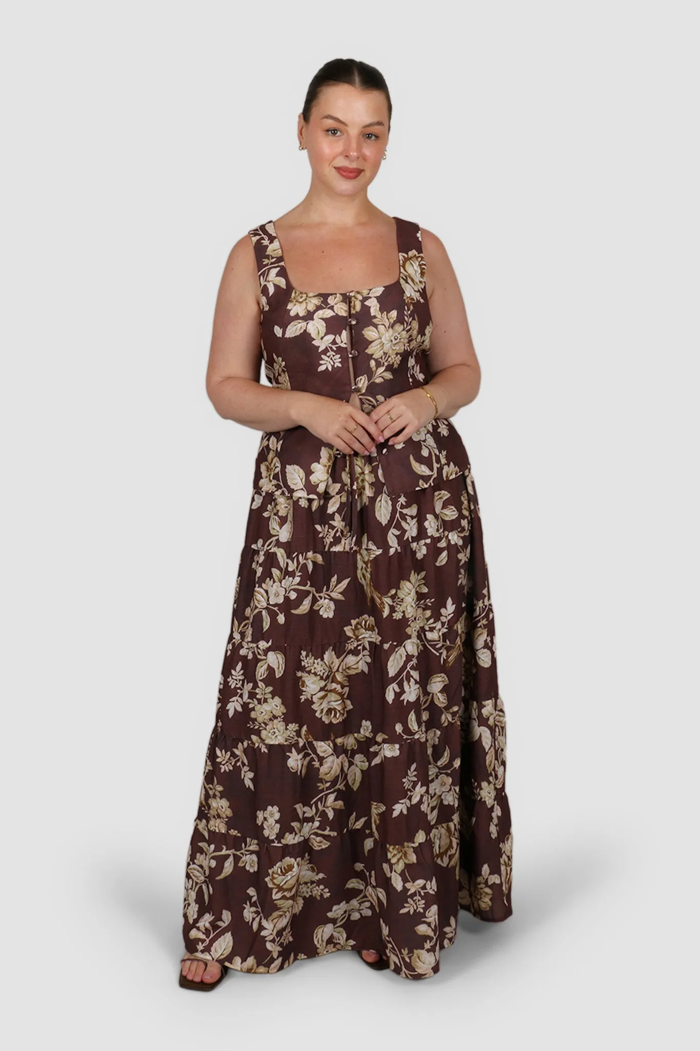 ZYLA MAXI SKIRT GOLDEN MEADOW sold by FAYT The Label product image thumbnail 4