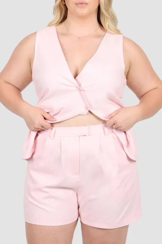 RUBEN SHORTS BALLERINA PINK sold by FAYT The Label