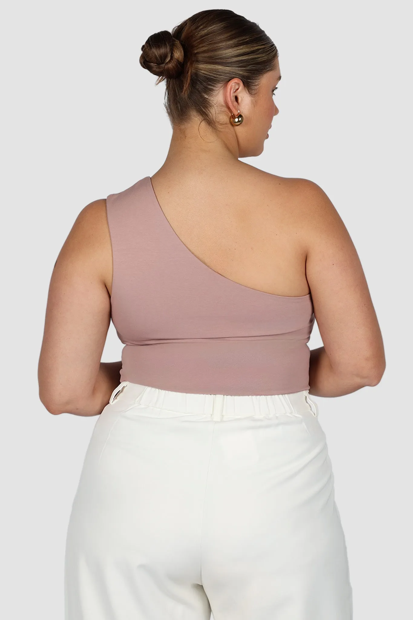 SULLIVAN ONE SHOULDER TOP BLUSH sold by FAYT The Label product image thumbnail 3