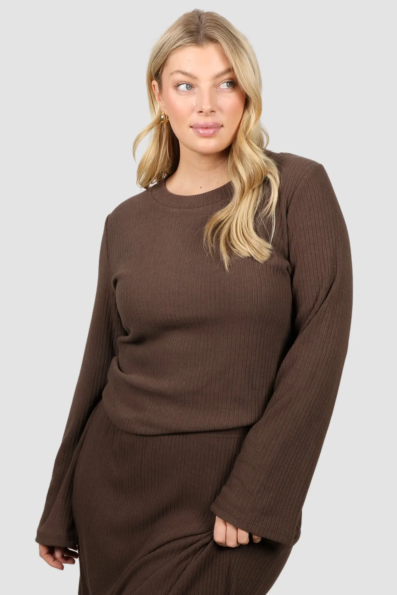 FB SALE - HAZE TOP COCOA SIZE 22 sold by FAYT The Label