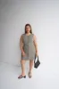 FB SALE - MAVEN BUTTON DRESS KHAKI SIZE 18 (D) sold by FAYT The Label
