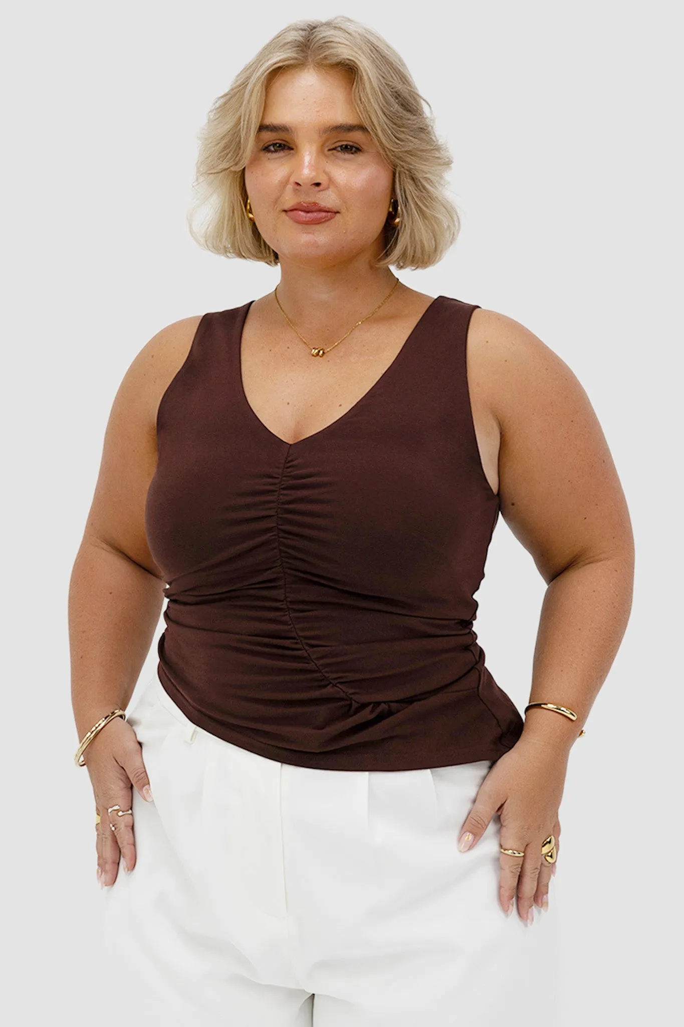 ZIRA TOP CHOC sold by FAYT The Label product image thumbnail 4