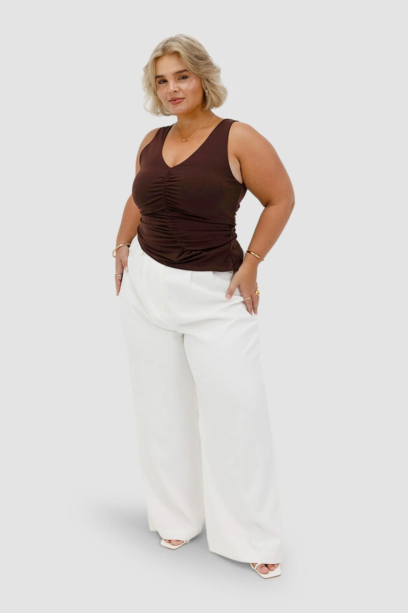 ZIRA TOP CHOC sold by FAYT The Label product image thumbnail 2