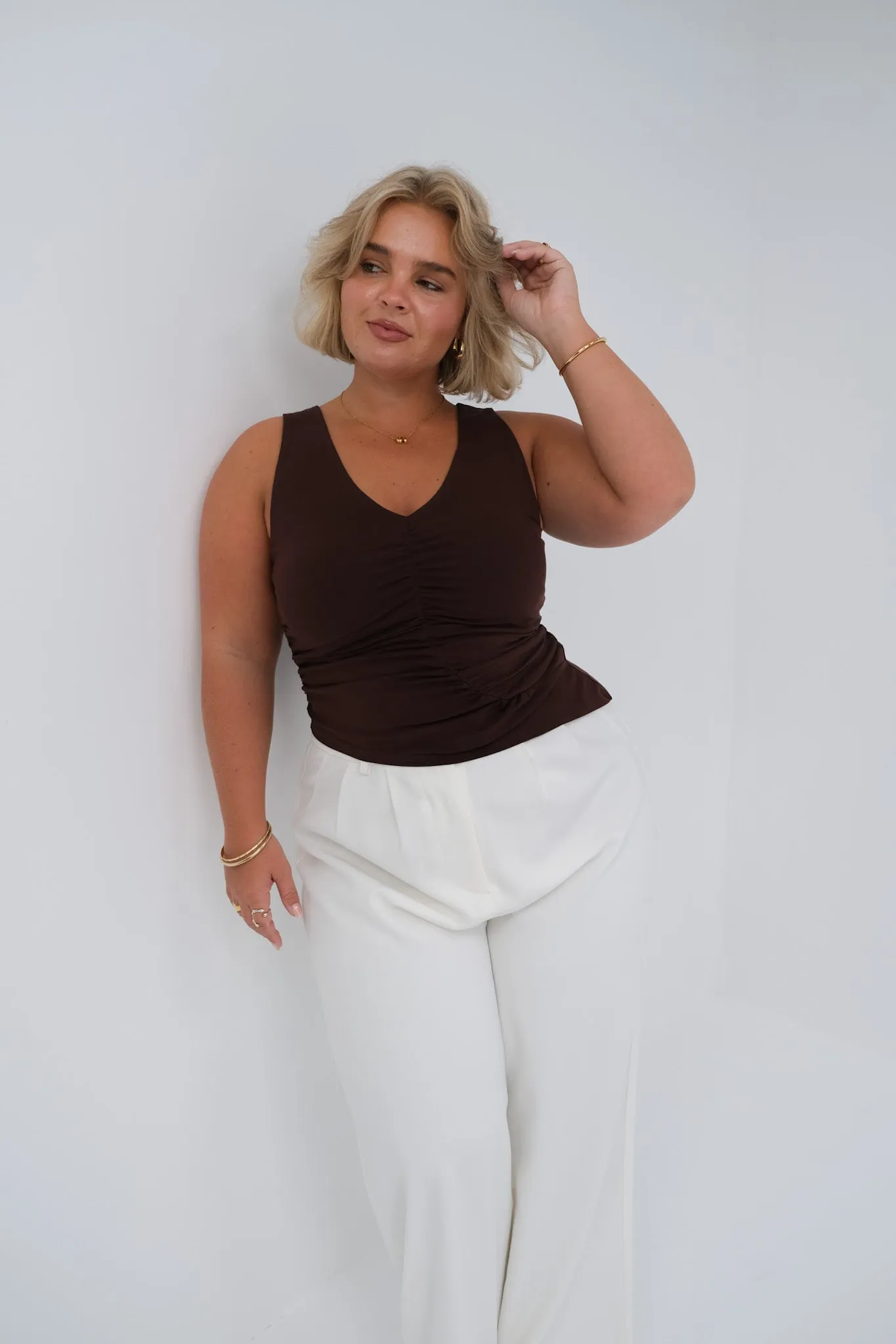 ZIRA TOP CHOC sold by FAYT The Label product image thumbnail 3