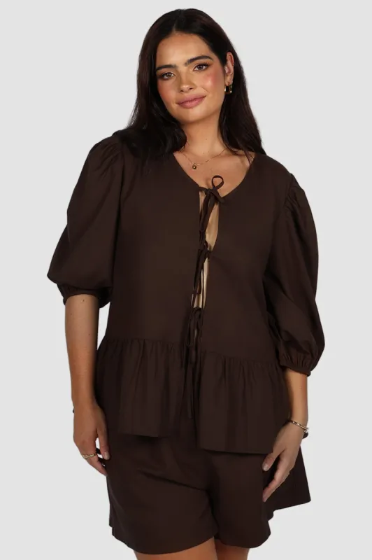 FAWN TOP ESPRESSO sold by FAYT The Label