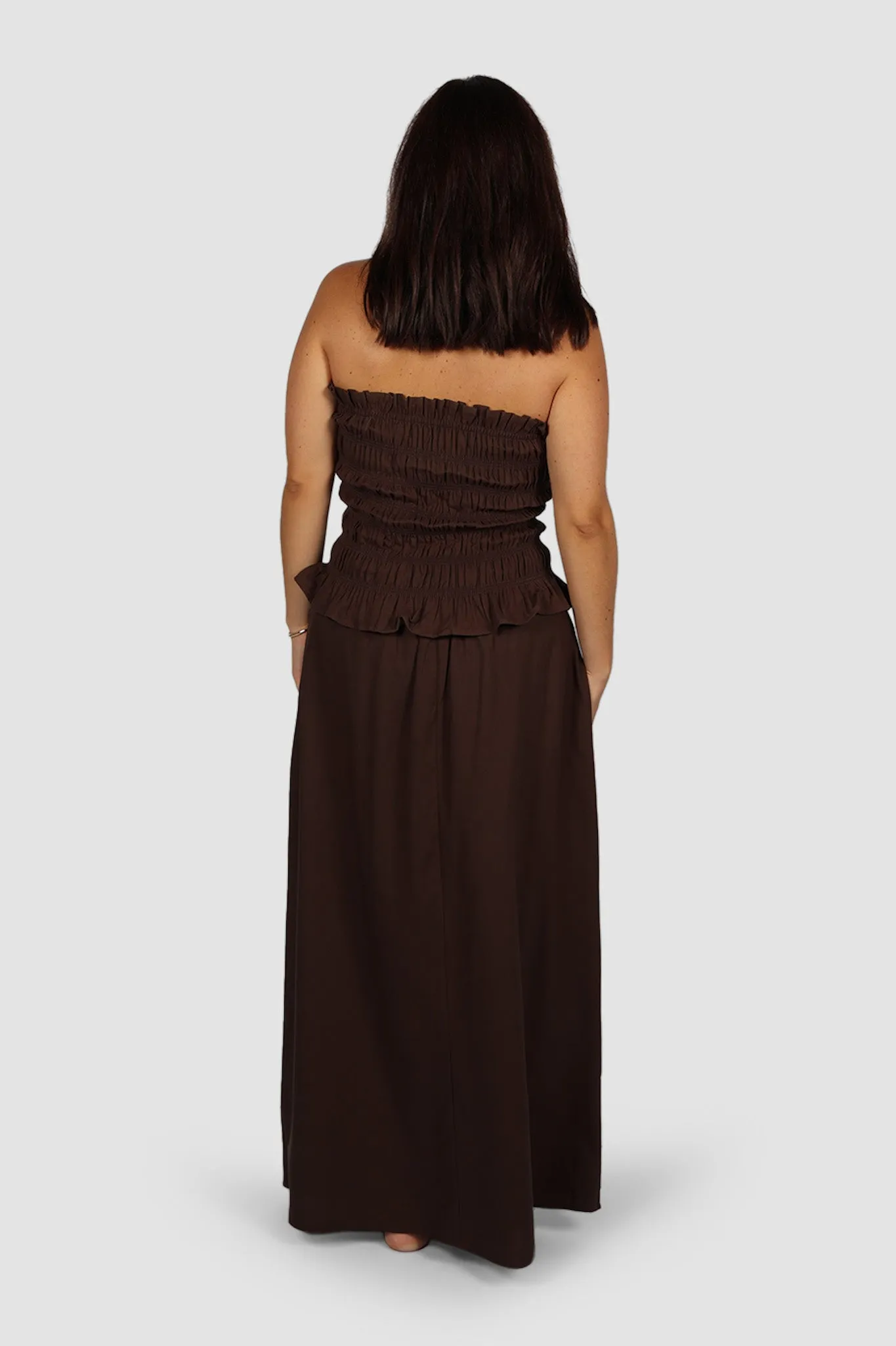 NIA SKIRT ESPRESSO sold by FAYT The Label product image thumbnail 4