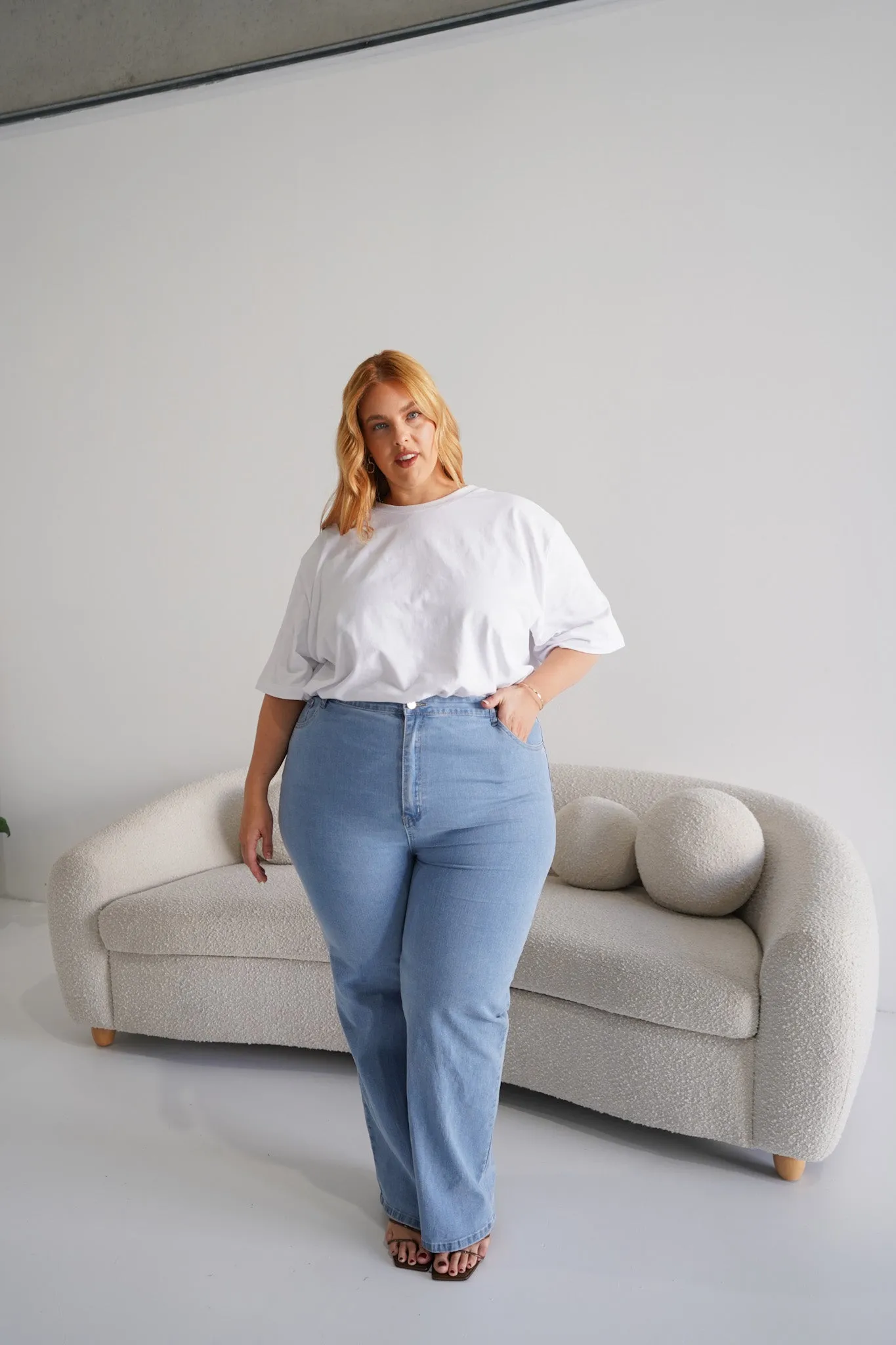 FB SALE - TALL FIT BILLY JEANS BLUE WASH SIZE 26 (D) sold by FAYT The Label