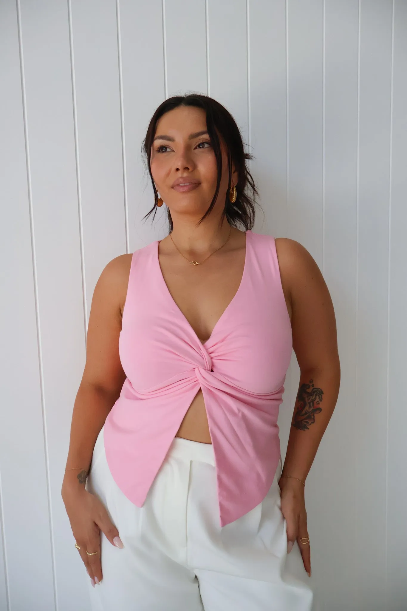 COLT TWIST TOP SOFT PINK sold by FAYT The Label