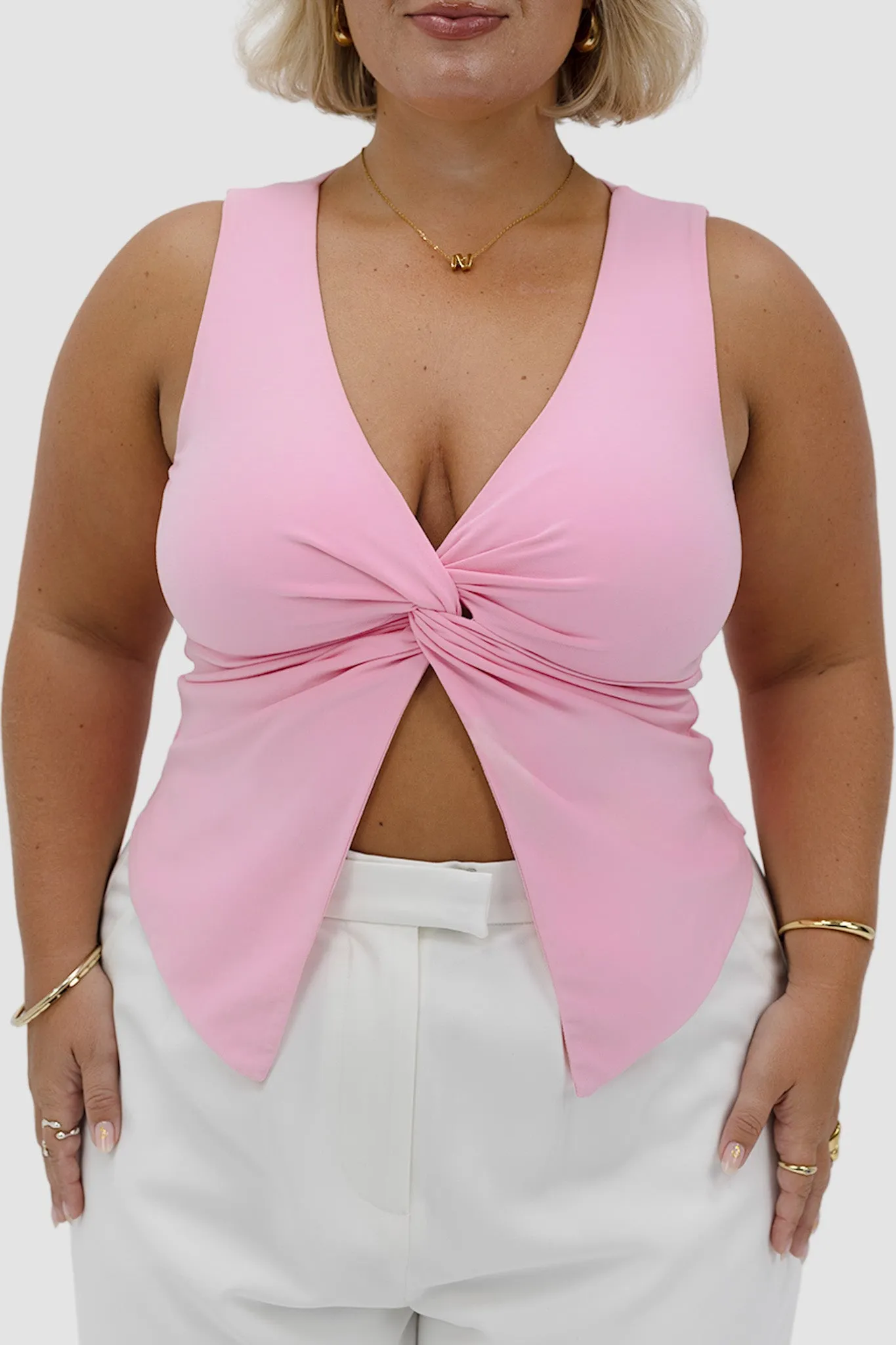 COLT TWIST TOP SOFT PINK sold by FAYT The Label product image thumbnail 4