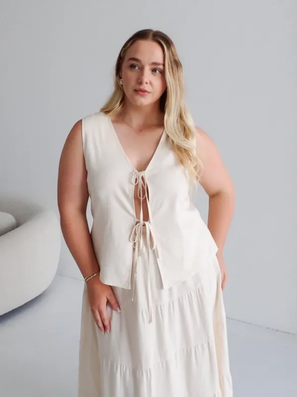 FB SALE - TORBIN TOP NEUTRAL SIZE 26 (A) sold by FAYT The Label