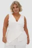 FB SALE - NIXIE TOP WHITE SIZE 22 (D) sold by FAYT The Label