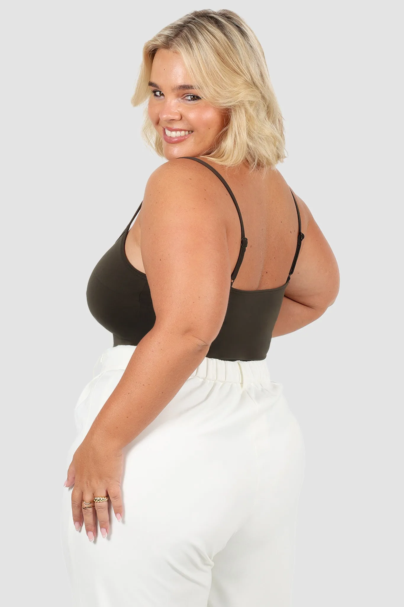 SAWYER BODYSUIT DEEP OLIVE sold by FAYT The Label product image thumbnail 4