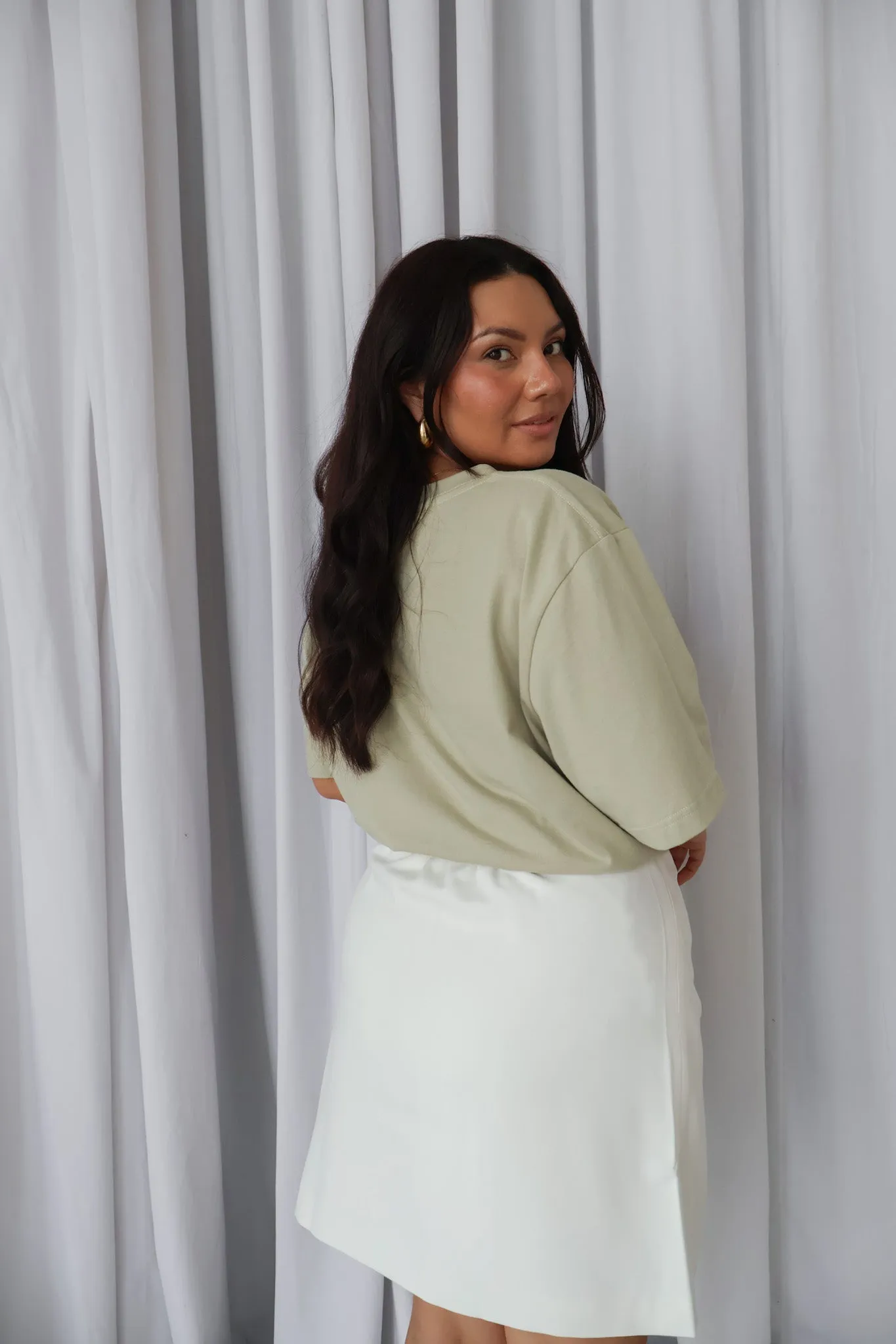 SIGNATURE TEE SOFT SAGE sold by FAYT The Label product image thumbnail 5