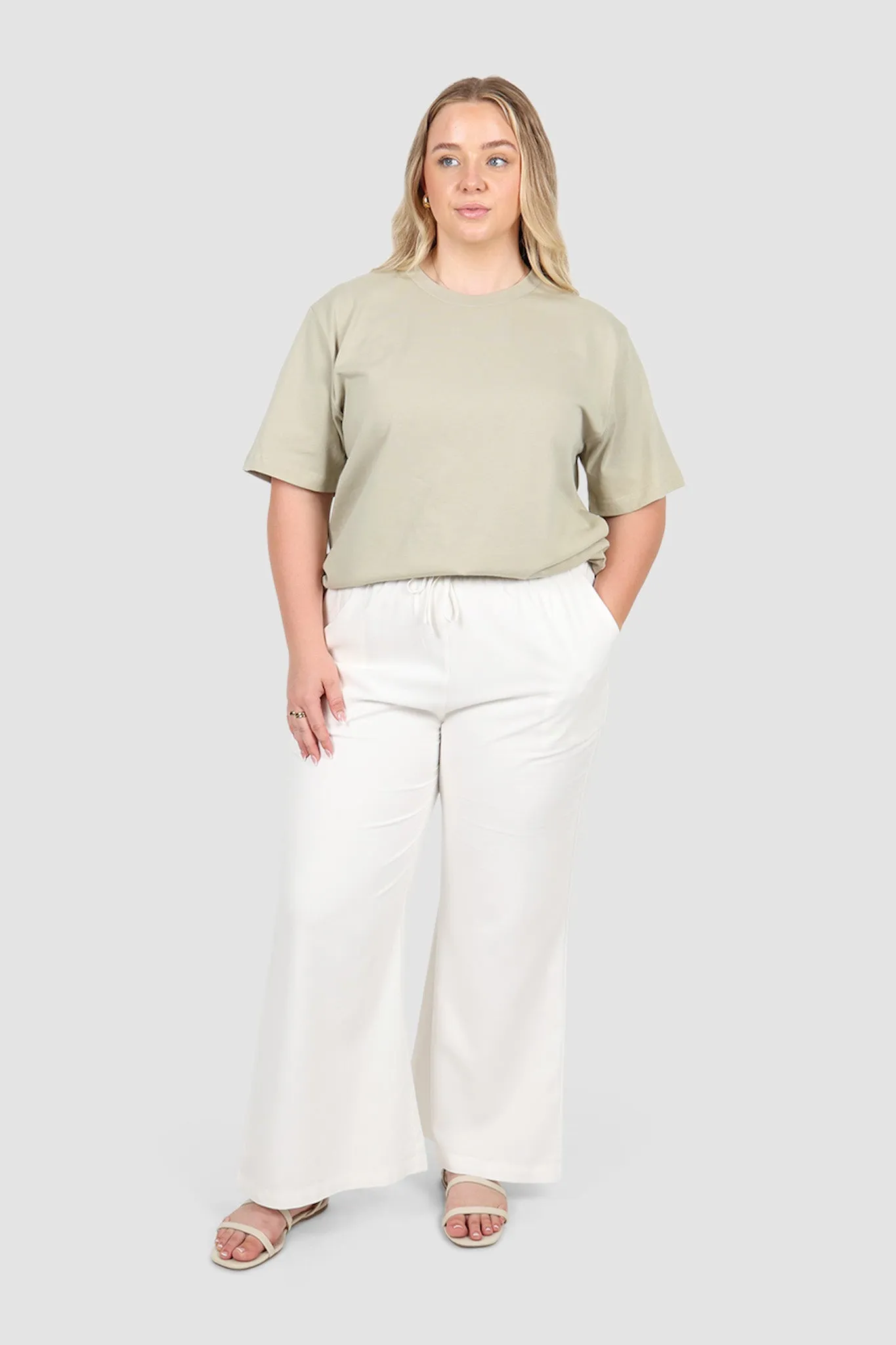 SIGNATURE TEE SOFT SAGE sold by FAYT The Label product image thumbnail 3