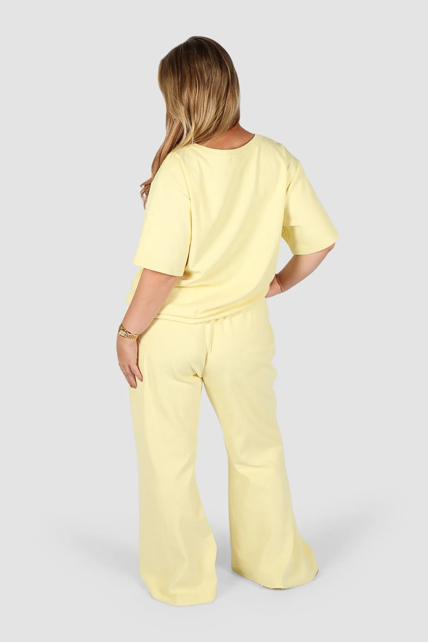 RAYLN RIB PANTS SOFT YELLOW sold by FAYT The Label product image thumbnail 4