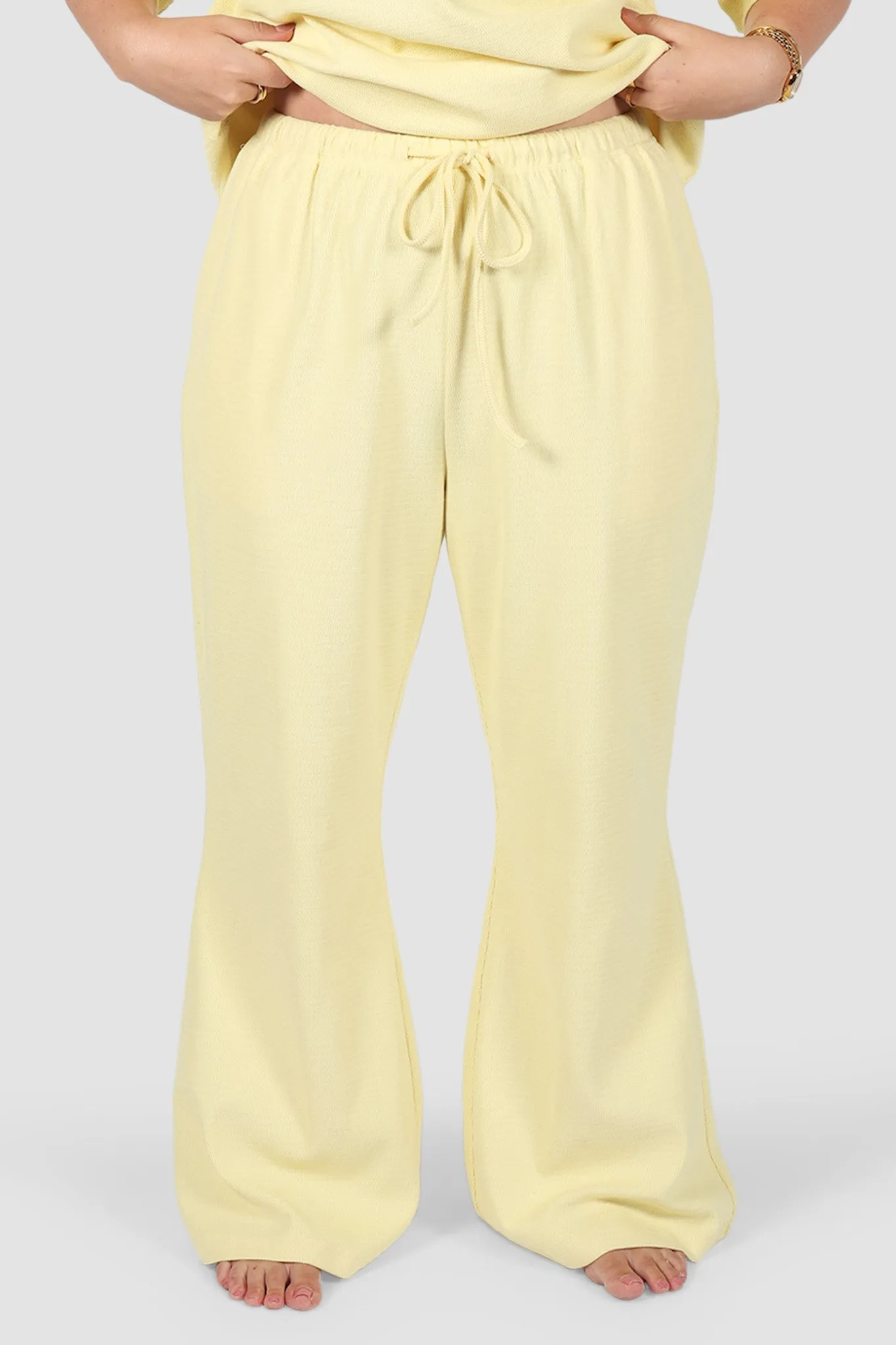 RAYLN RIB PANTS SOFT YELLOW sold by FAYT The Label product image thumbnail 5