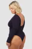 SCOOP BACK BODYSUIT NAVY sold by FAYT The Label