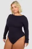SCOOP BACK BODYSUIT NAVY sold by FAYT The Label