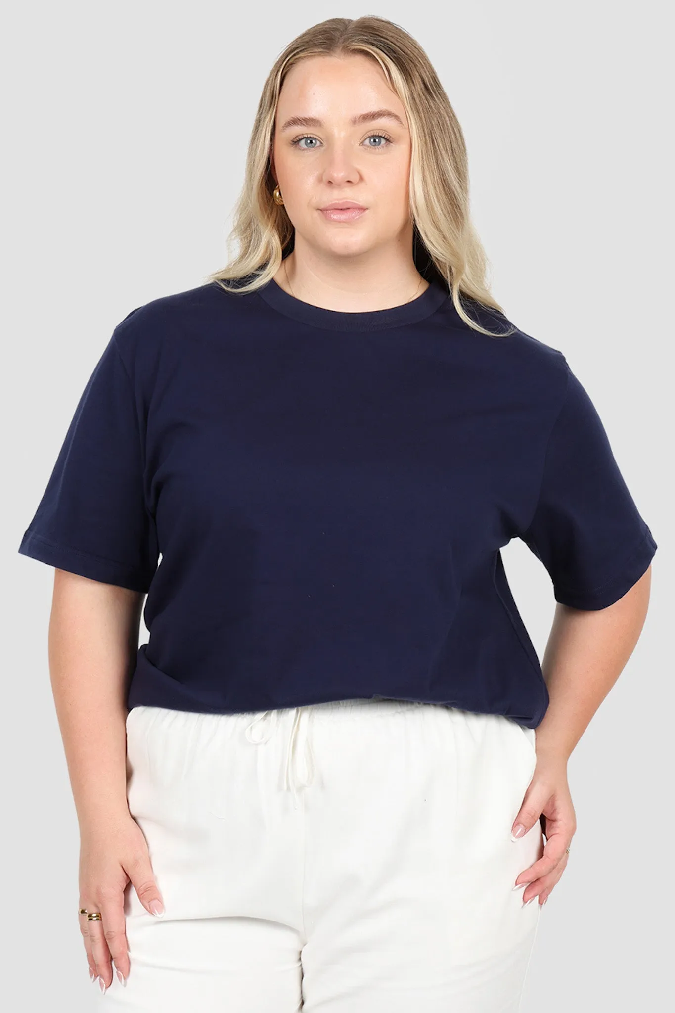 SIGNATURE TEE NAVY sold by FAYT The Label product image thumbnail 5