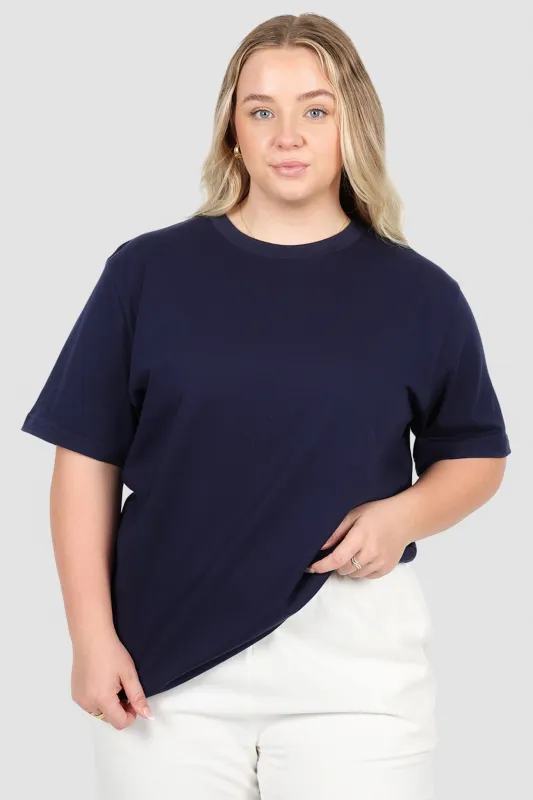 SIGNATURE TEE NAVY sold by FAYT The Label