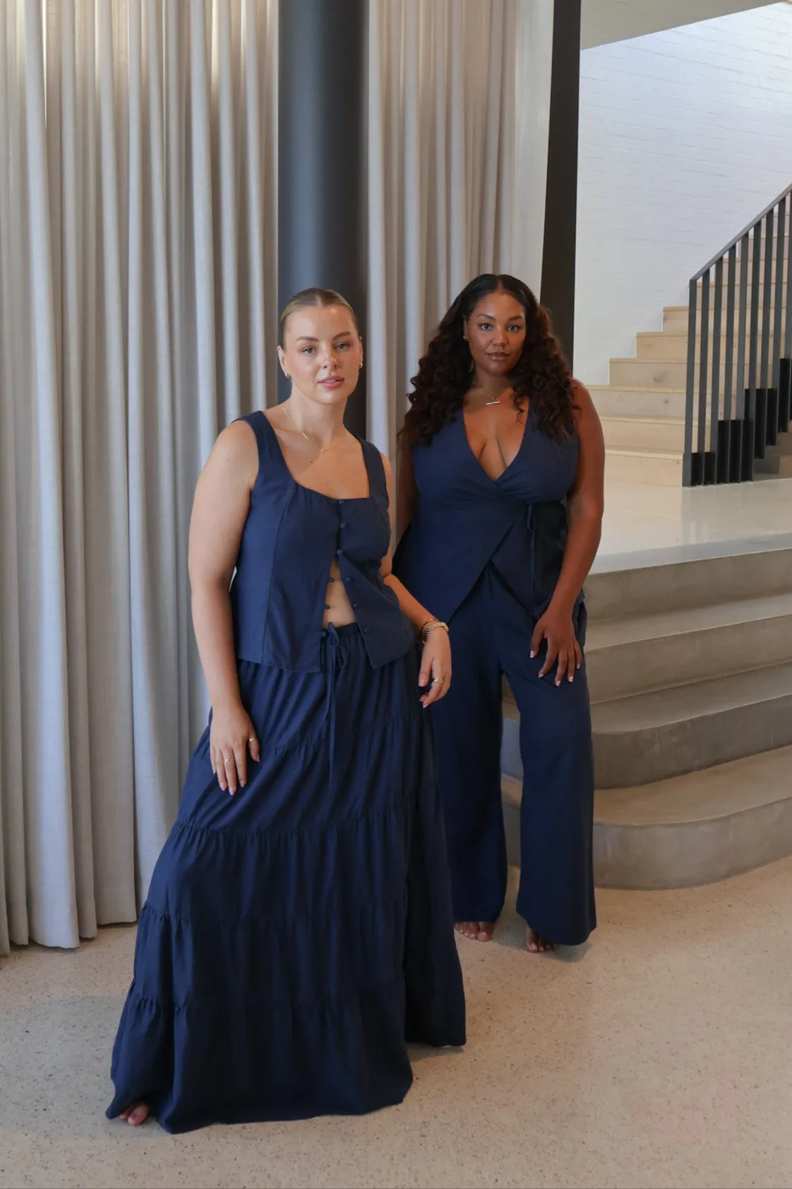 RAYA PANTS NAVY sold by FAYT The Label product image thumbnail 3