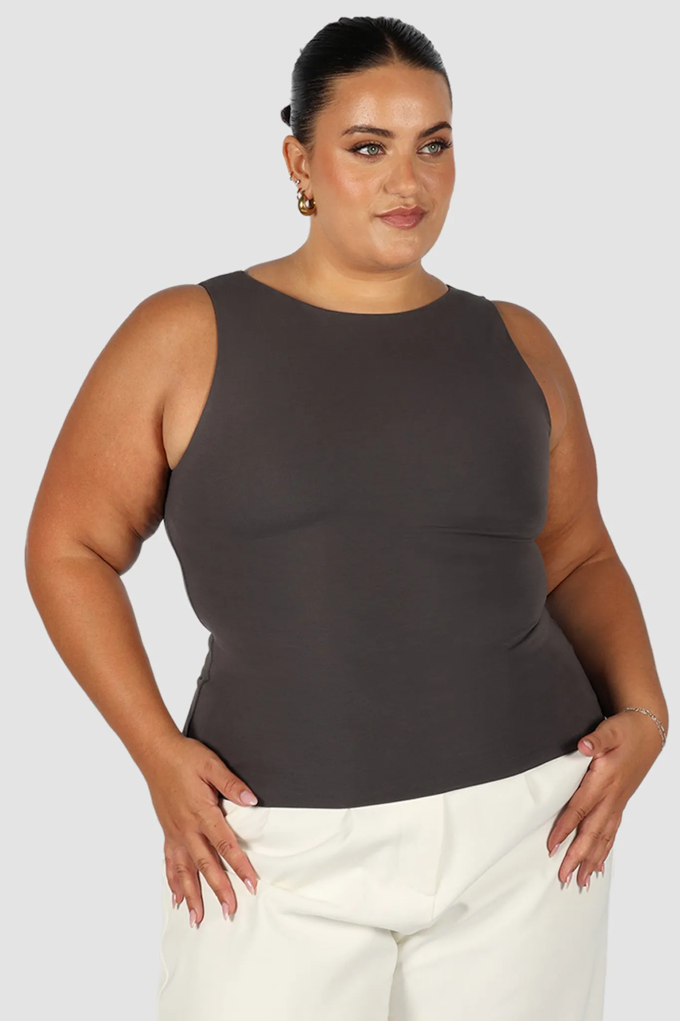 NOLA TOP CHARCOAL sold by FAYT The Label product image thumbnail 3