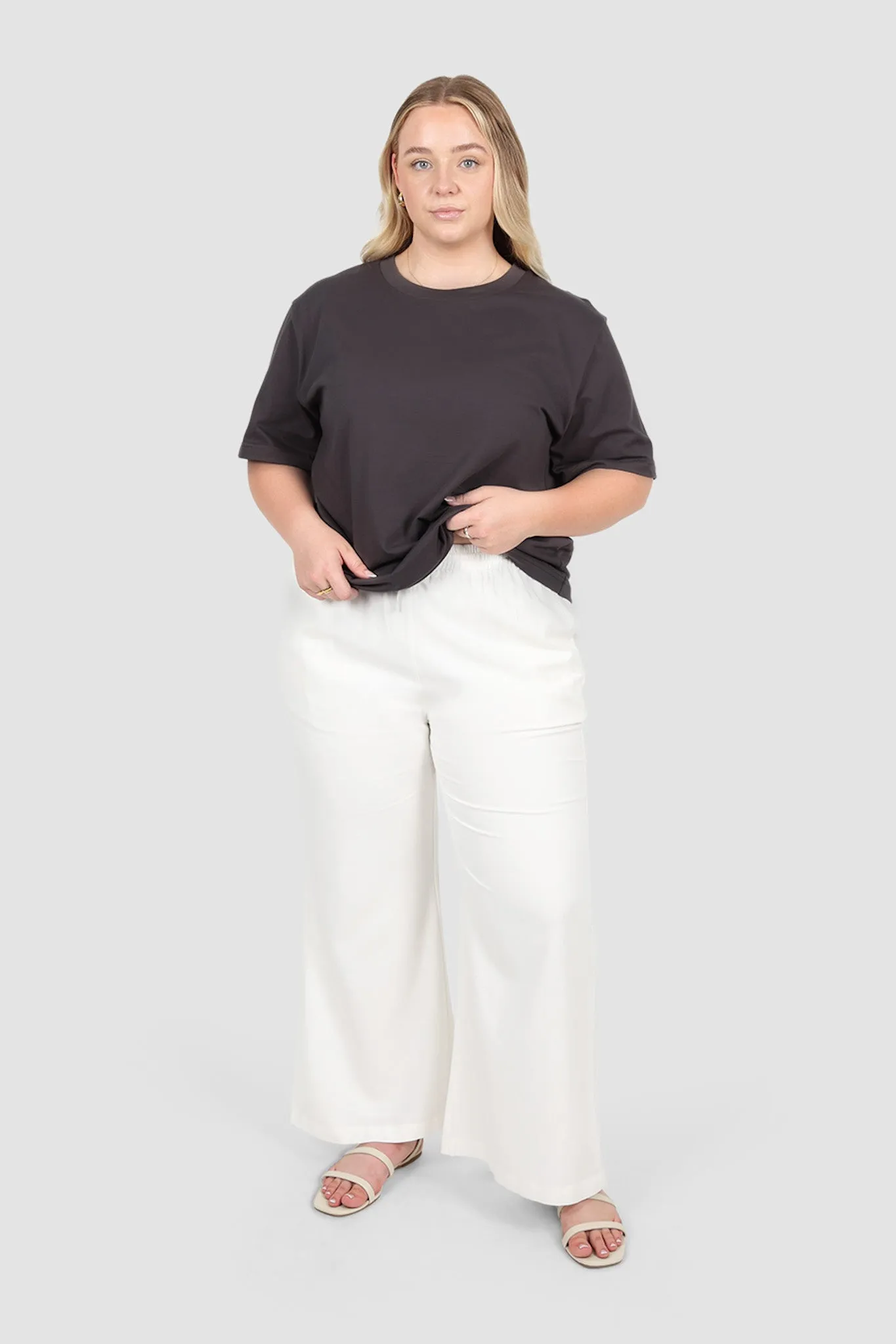 SIGNATURE TEE CHARCOAL sold by FAYT The Label product image thumbnail 3