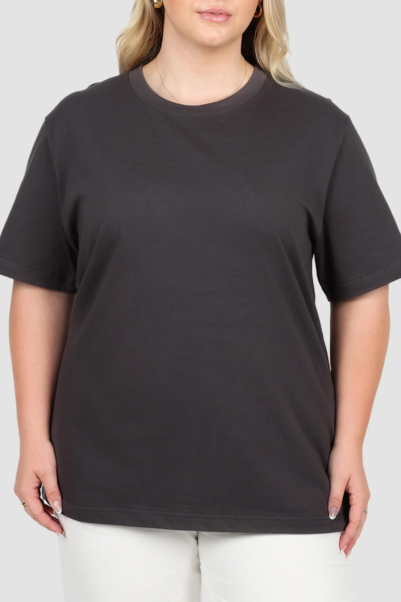 SIGNATURE TEE CHARCOAL sold by FAYT The Label product image thumbnail 5