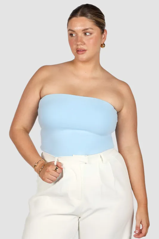 APRIL TOP SOFT BLUE sold by FAYT The Label