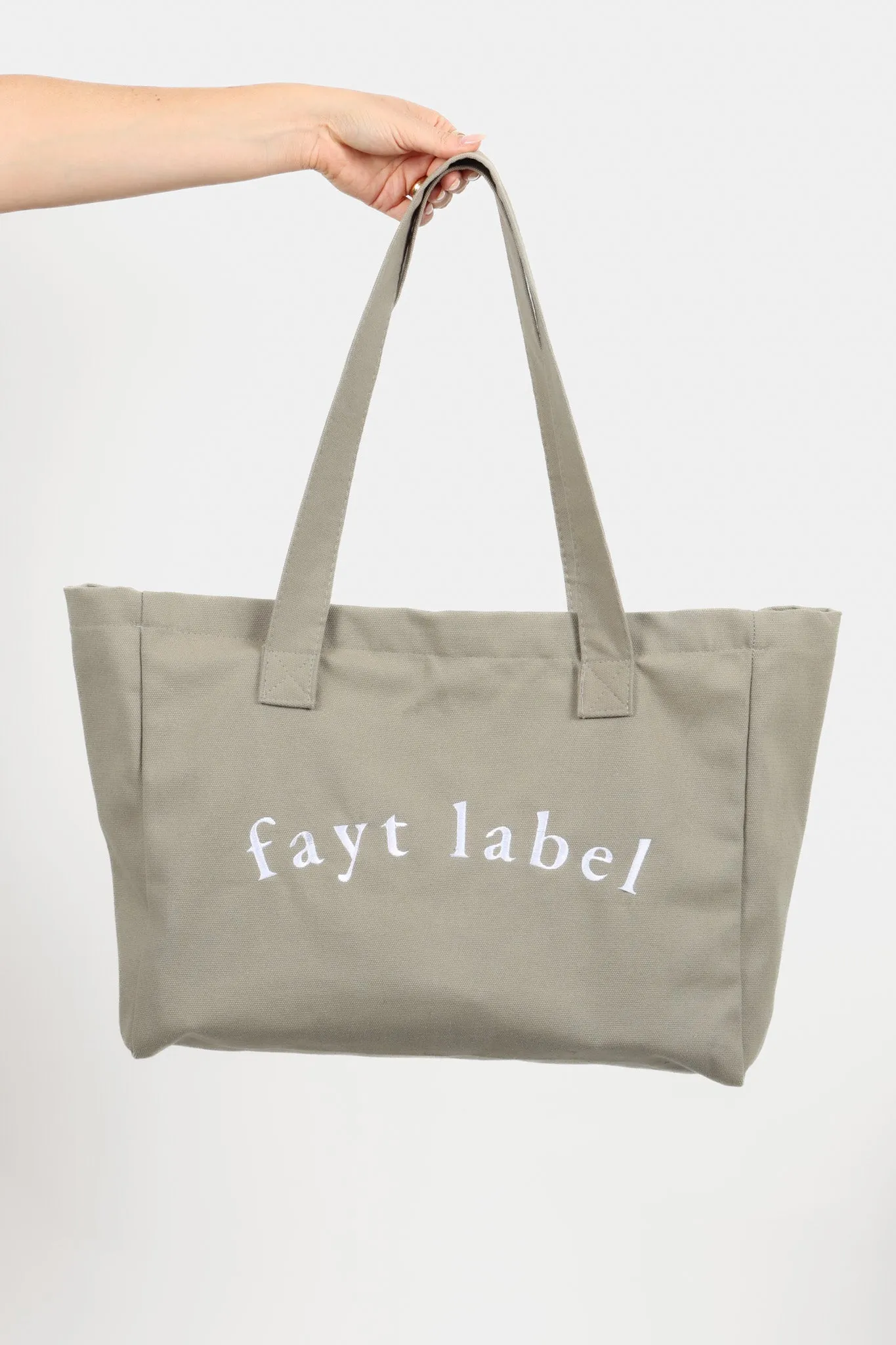 FAYT TOTE BAG KHAKI LARGE sold by FAYT The Label