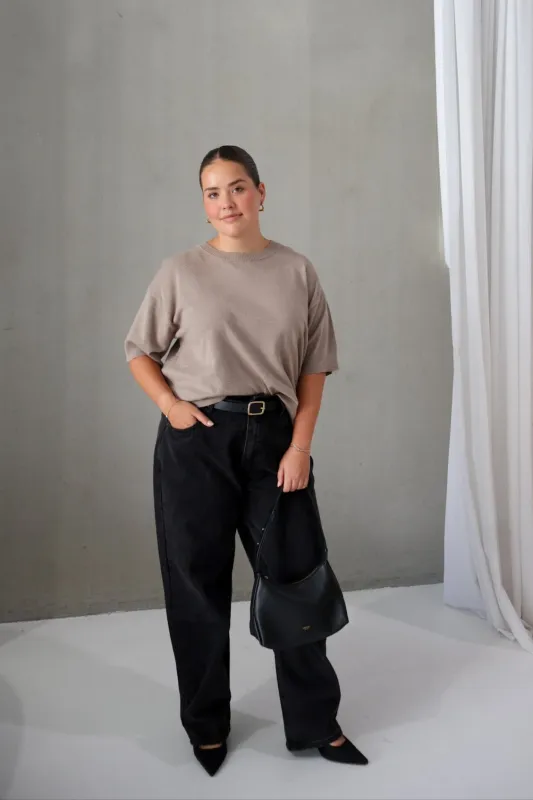 WYLER KNIT TOP NEUTRAL sold by FAYT The Label