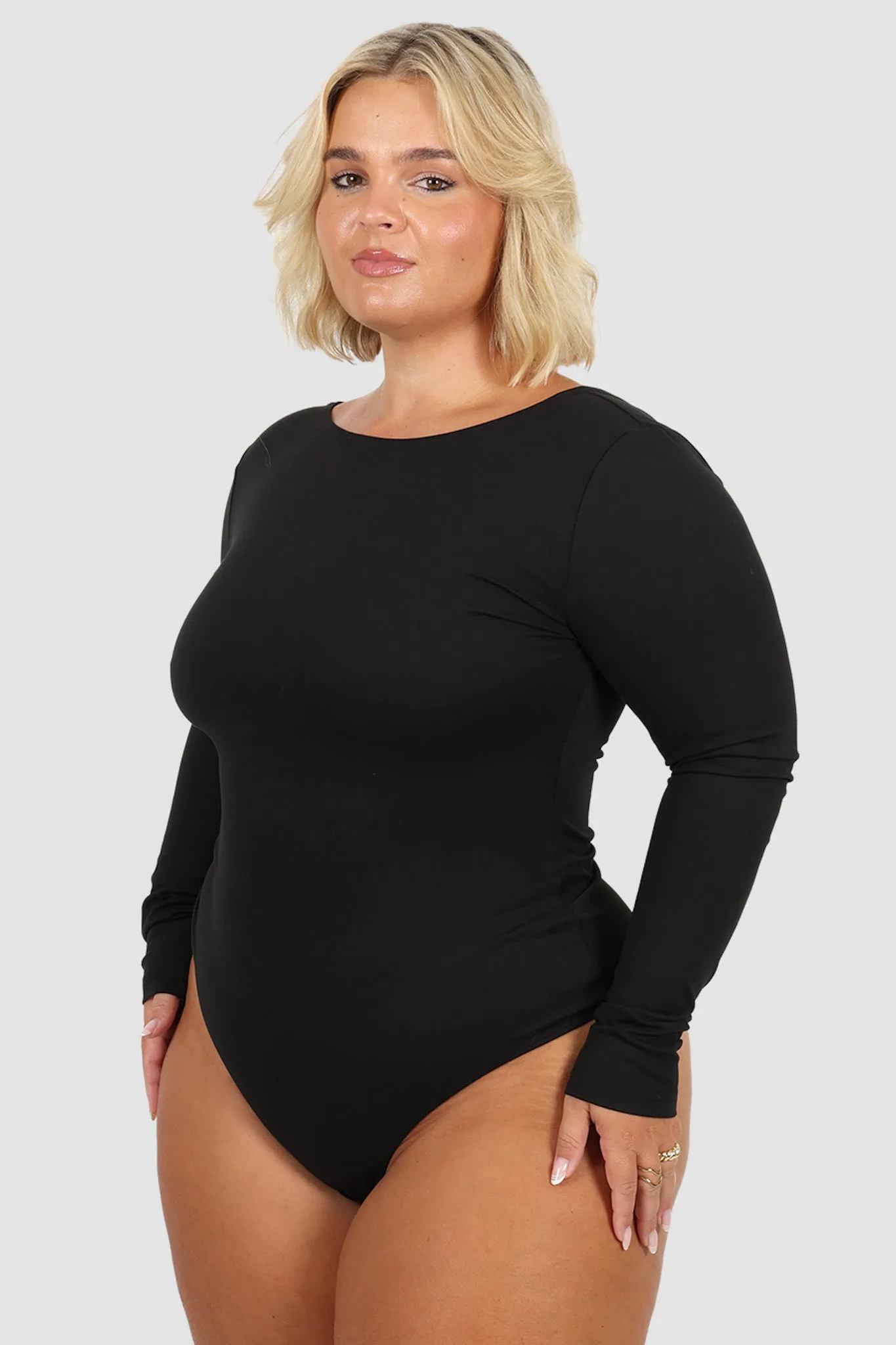 SCOOP BACK BODYSUIT BLACK sold by FAYT The Label product image thumbnail 5
