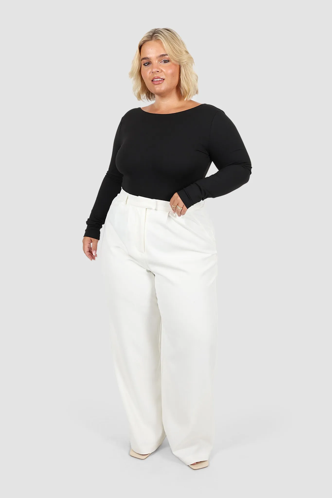 SCOOP BACK BODYSUIT BLACK sold by FAYT The Label product image thumbnail 3