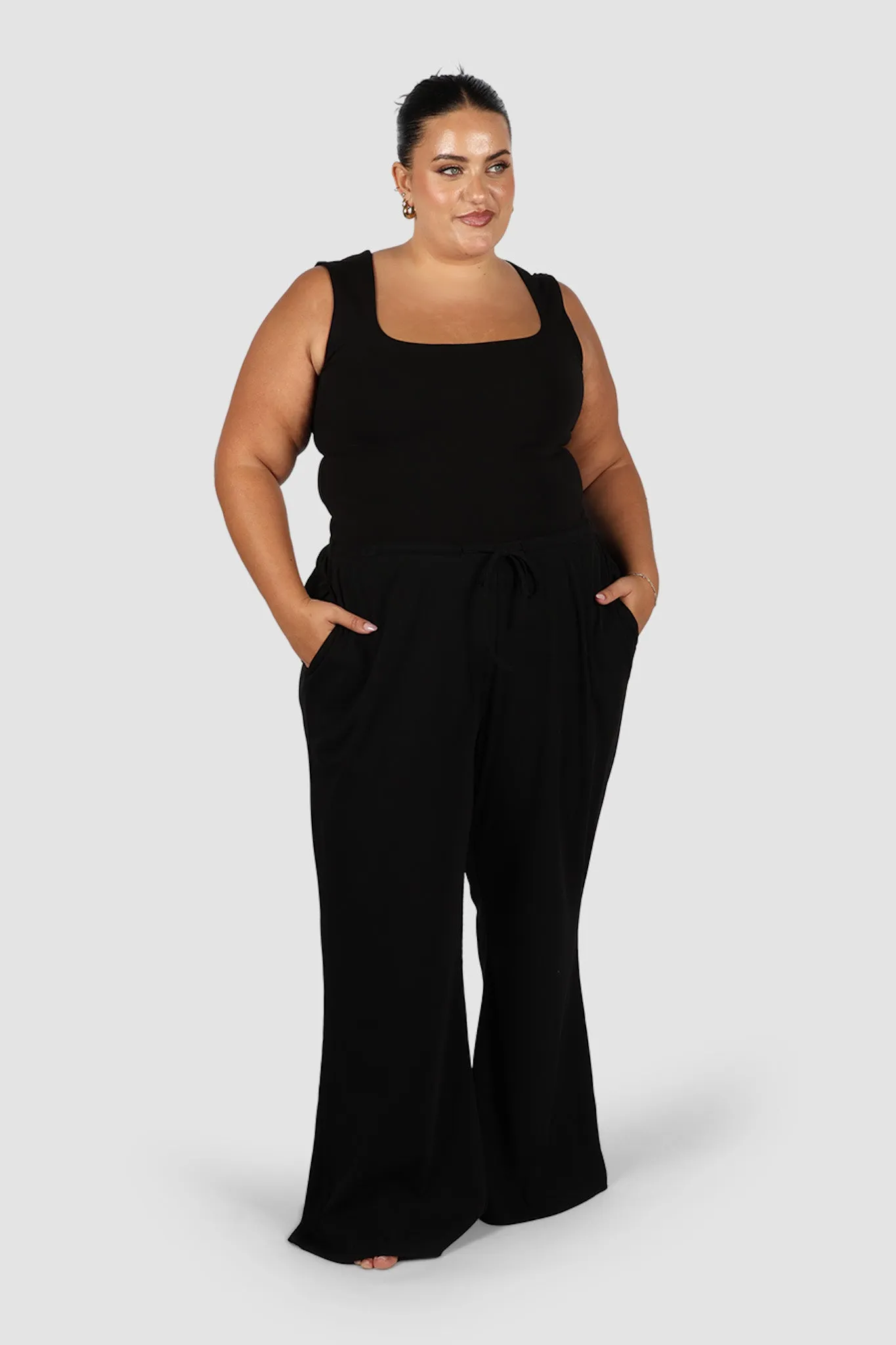 RAYLN RIB PANTS BLACK sold by FAYT The Label product image thumbnail 5