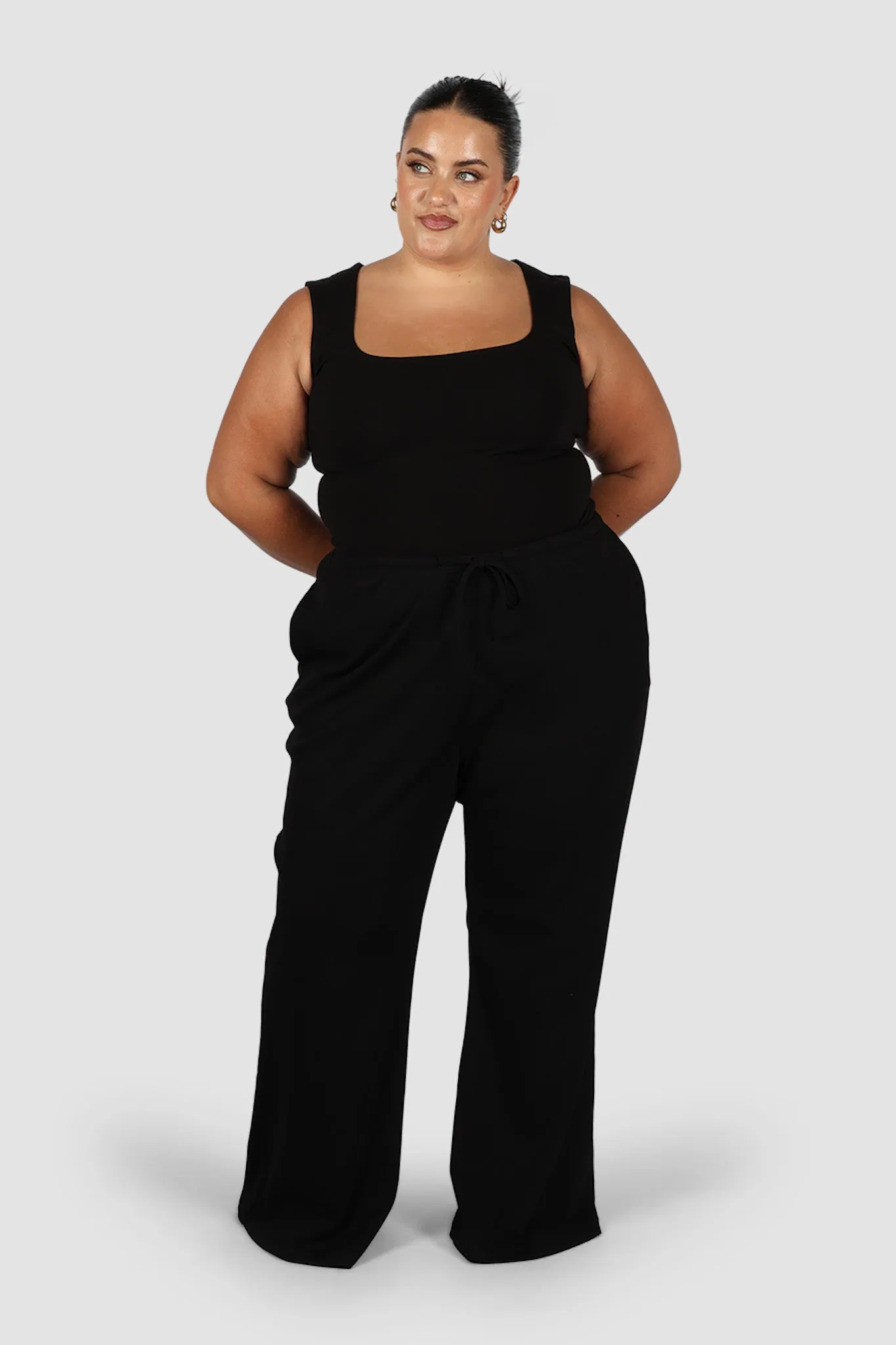 RAYLN RIB PANTS BLACK sold by FAYT The Label product image thumbnail 2