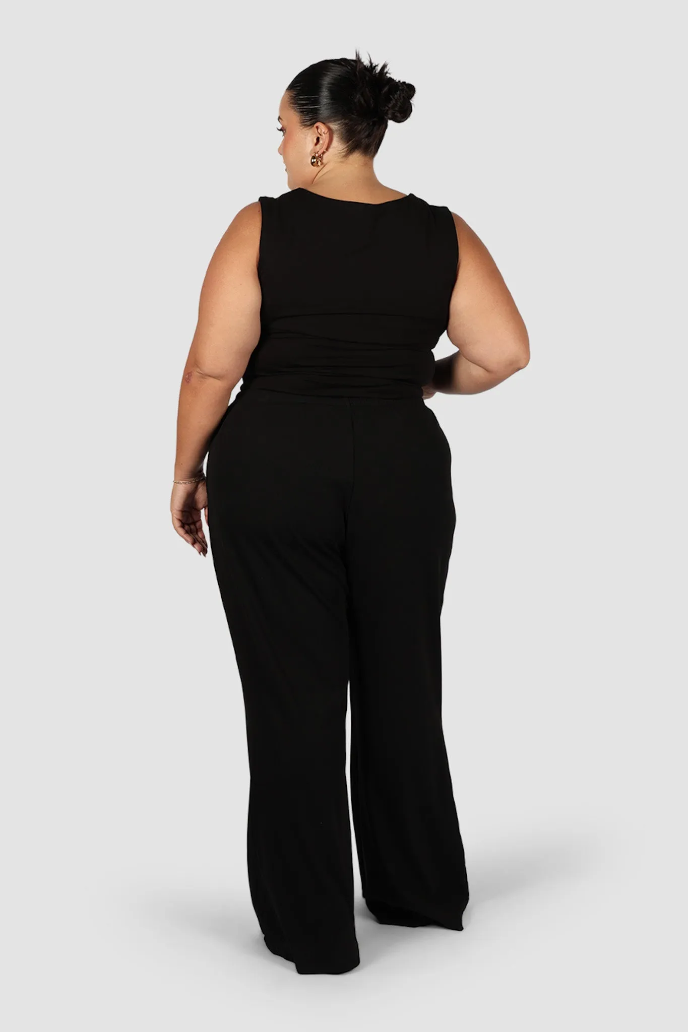 RAYLN RIB PANTS BLACK sold by FAYT The Label product image thumbnail 4
