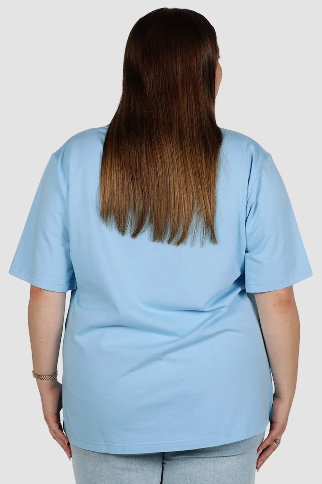 SIGNATURE LOGO TEE BLUE sold by FAYT The Label product image thumbnail 3