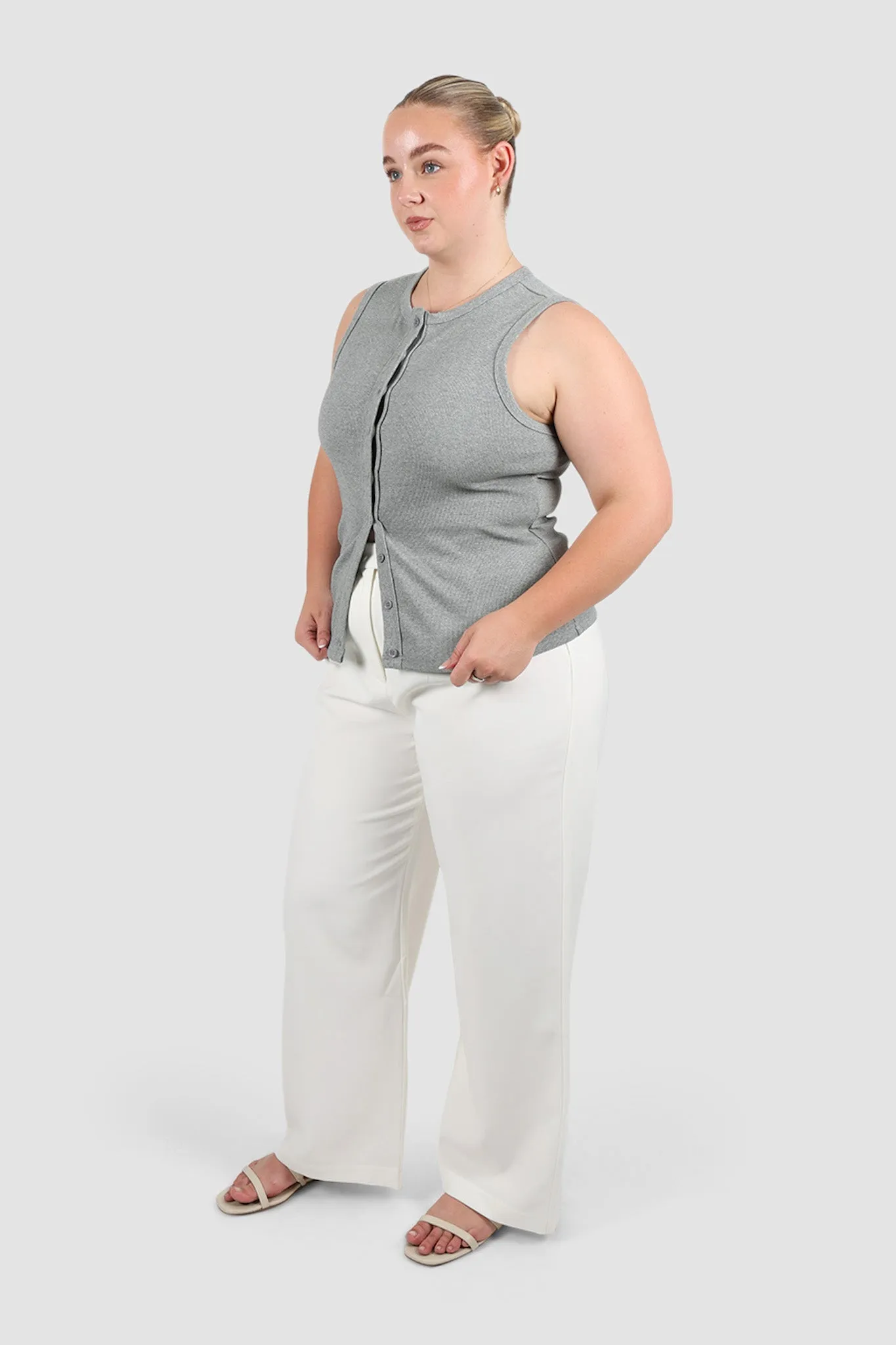 ROLLA TOP GREY MARLE sold by FAYT The Label product image thumbnail 5