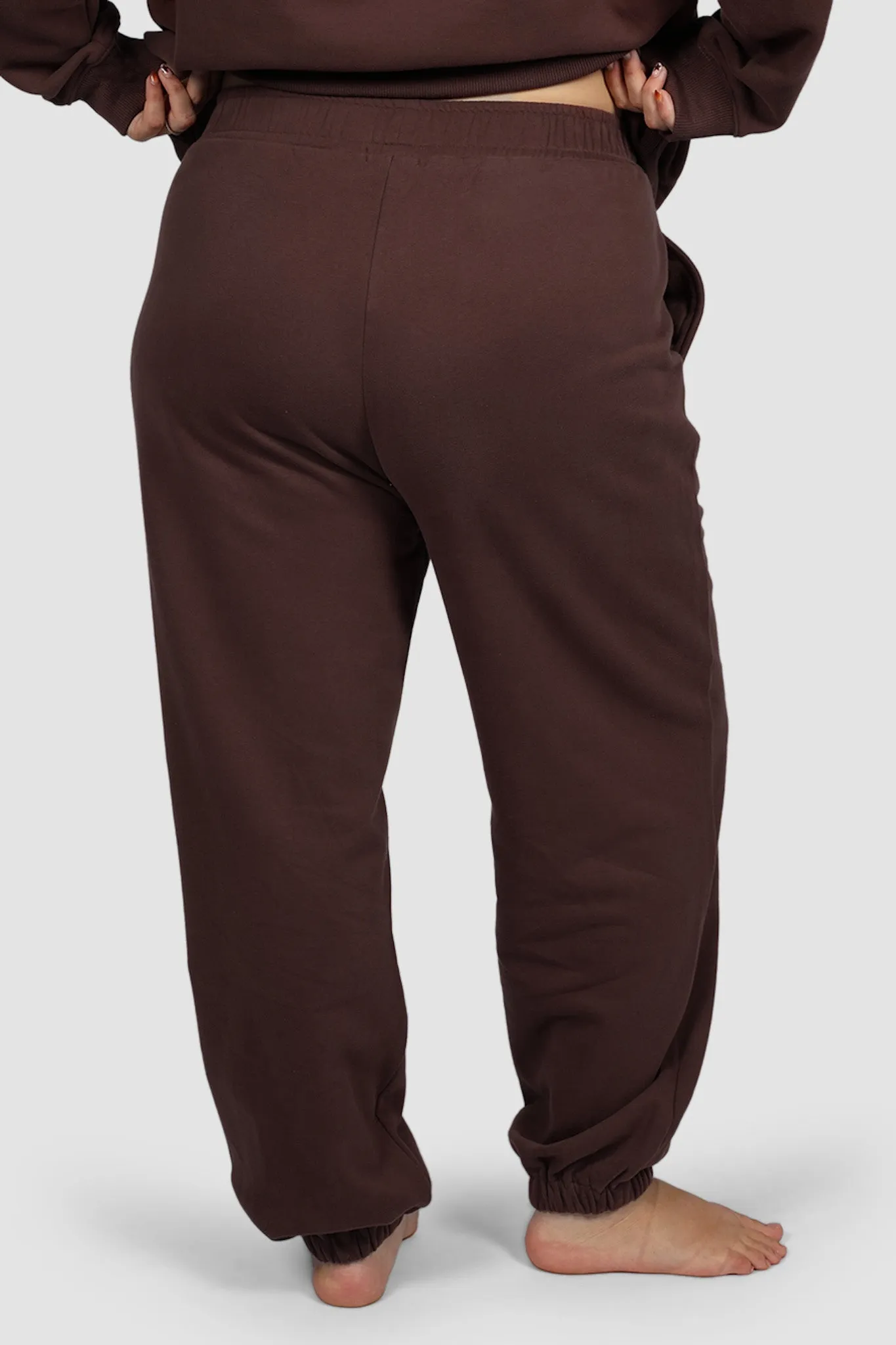 FAYT LOGO CUFF SWEATPANT CHOCOLATE sold by FAYT The Label product image thumbnail 3
