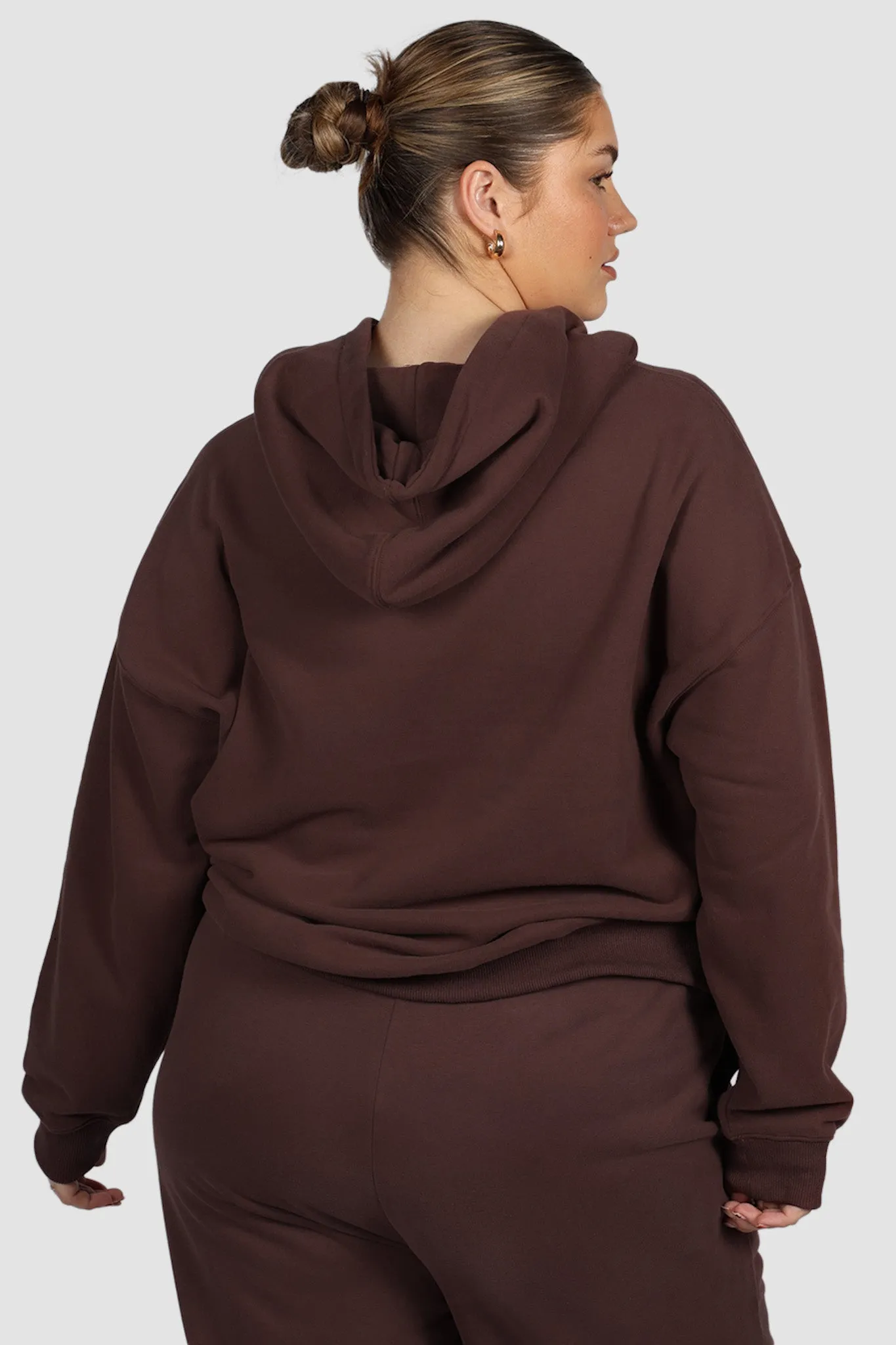 FAYT LOGO HOODIE CHOCOLATE sold by FAYT The Label product image thumbnail 3