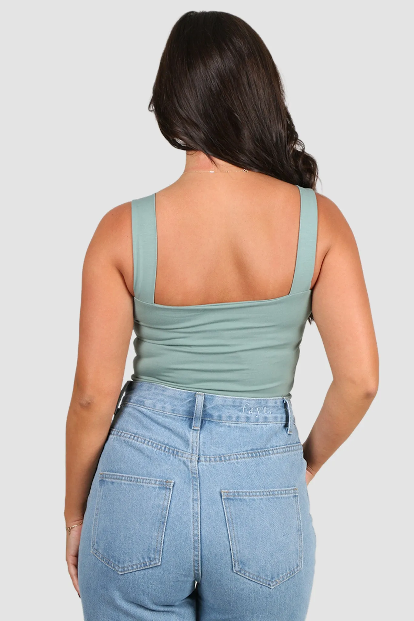 QUINN TOP SOFT GREEN sold by FAYT The Label product image thumbnail 4