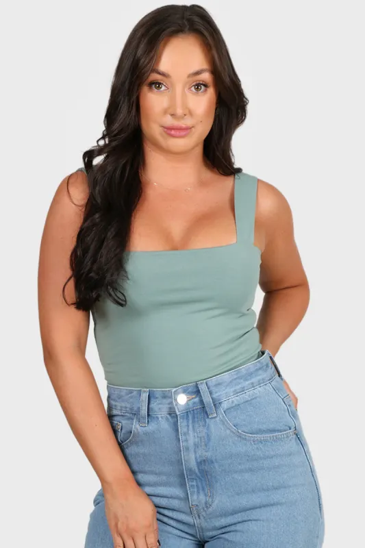 QUINN TOP SOFT GREEN sold by FAYT The Label