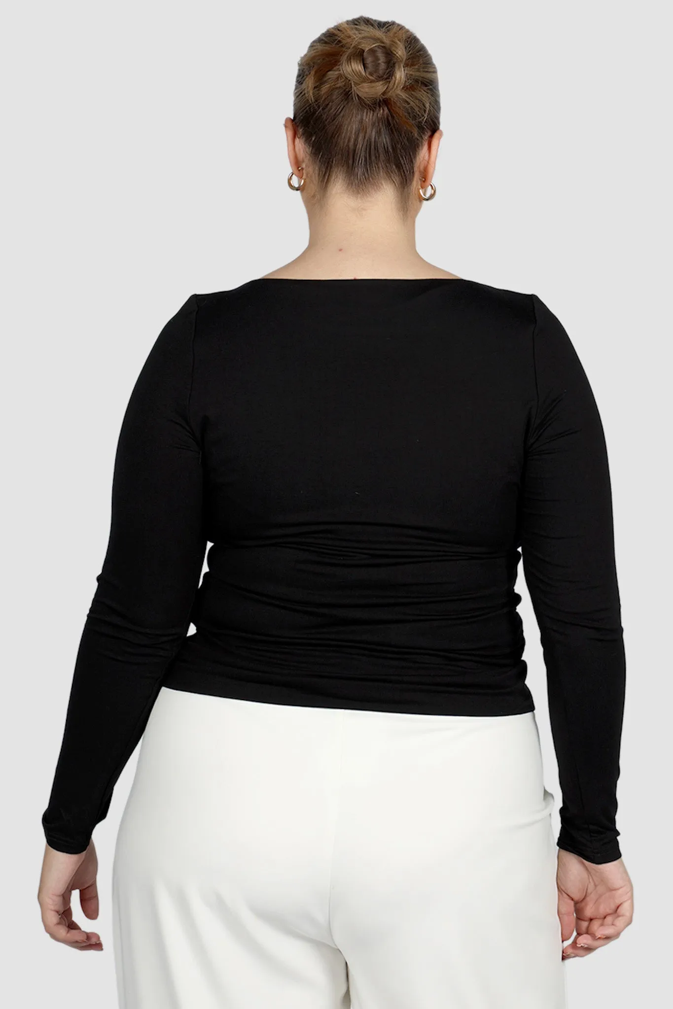 ULTRASOFT ORLA L/S TOP BLACK sold by FAYT The Label product image thumbnail 3